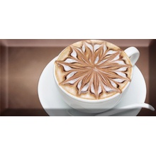Absolut Keramika Monocolor Decor Coffee Capuccino Marron B Декор 10x20 см, Испания, под обои  - фото 1 - фото 1