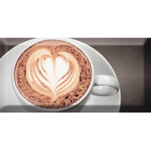 Absolut Keramika Monocolor Coffee Capuccino Negro A Декор 10x20 см, Испания, под обои  - фото 1 - фото 1