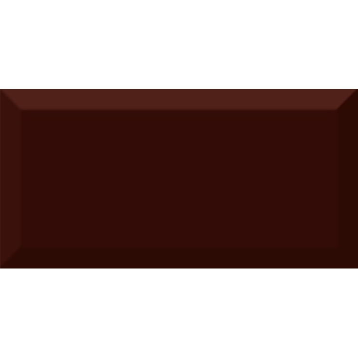 Absolut Keramika Monocolor Marrone Brillo Настенная плитка 10x20 см, Испания, под камень  - фото 1