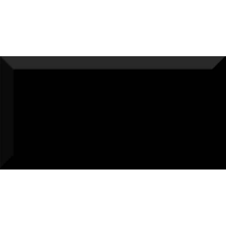 Absolut Keramika Monocolor Negro Brillo Настенная плитка 10x20 см, Испания, под камень  - фото 1