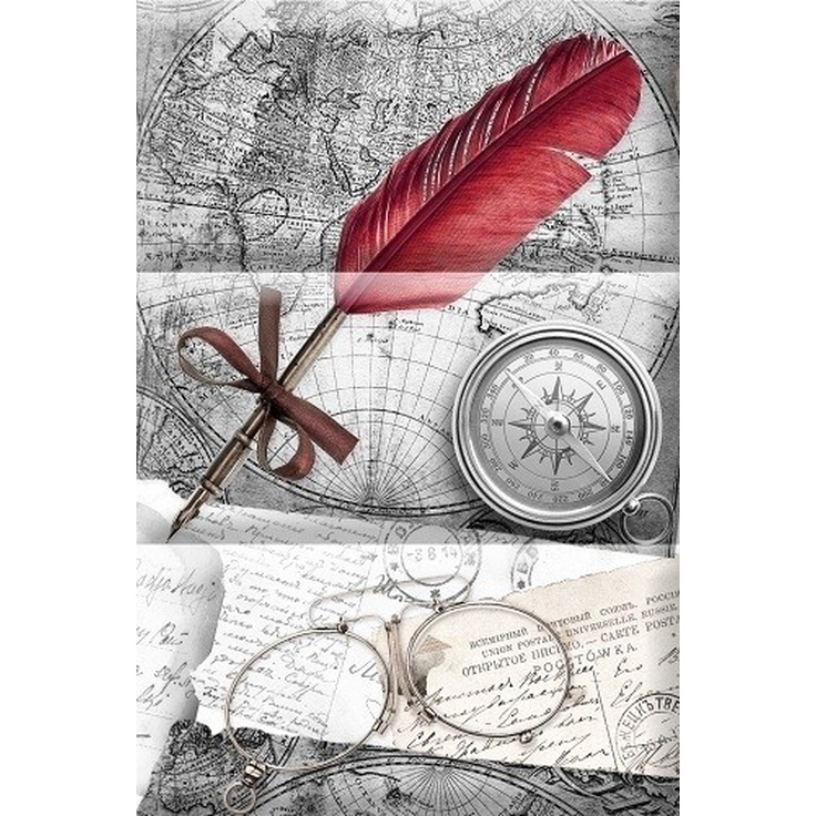 Absolut Keramika Monocolor Composicion Aventura Grey A Декор 15x22,5 см, Испания, под обои  - фото 1