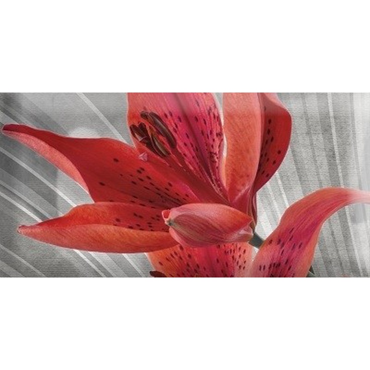 Absolut Keramika Monocolor Mix Flowers RBW 3 Декор 7,5x15 см, Испания, под обои  - фото 1