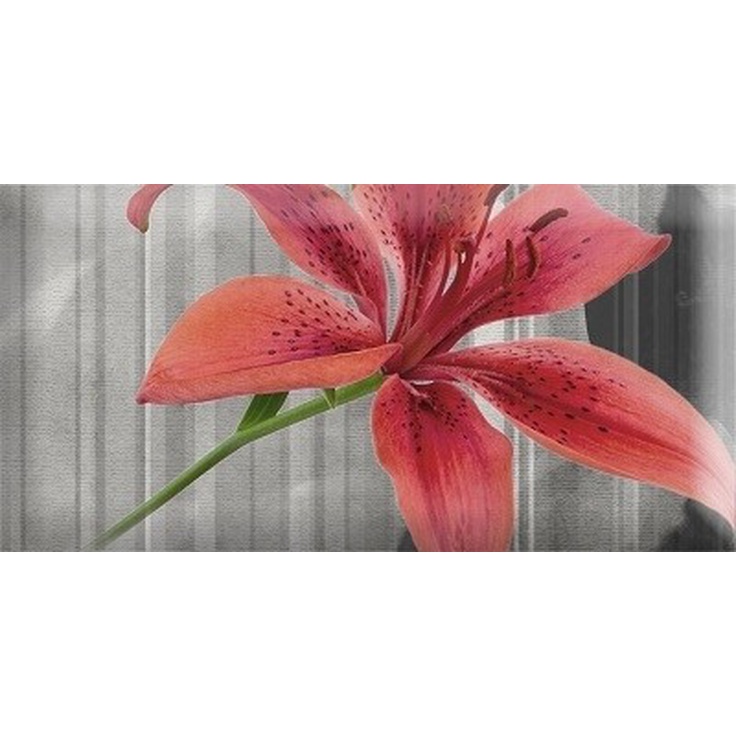 Absolut Keramika Monocolor Mix Flowers RBW 4 Декор 7,5x15 см, Испания, под обои  - фото 1