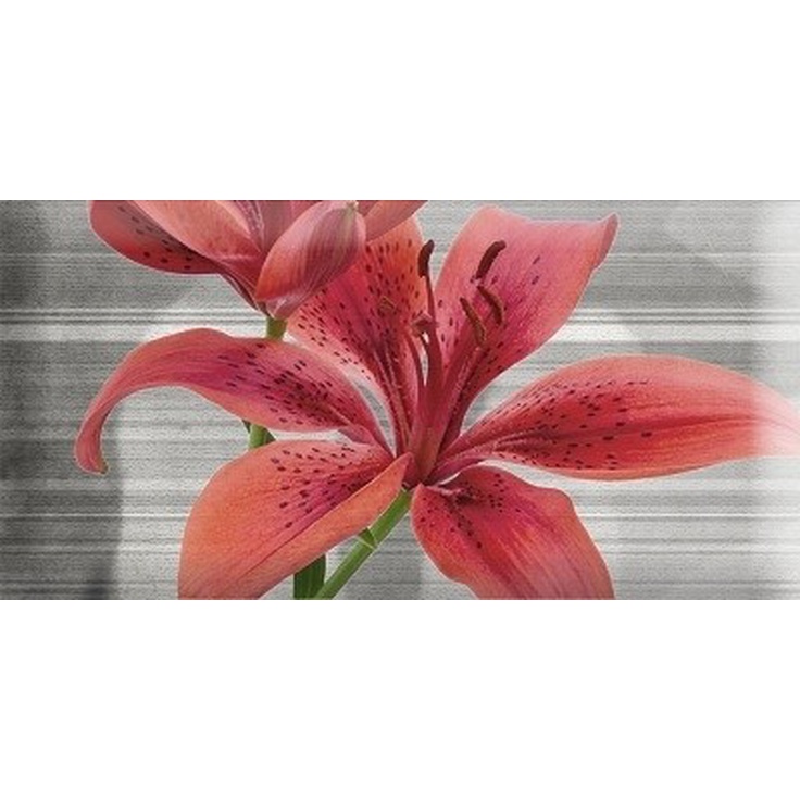 Absolut Keramika Monocolor Mix Flowers RBW 5 Декор 7,5x15 см, Испания, под обои  - фото 1