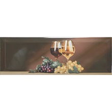 Absolut Keramika Monocolor Wine 1b Декор 10x30 см, Испания, под обои  - фото 1 - фото 1