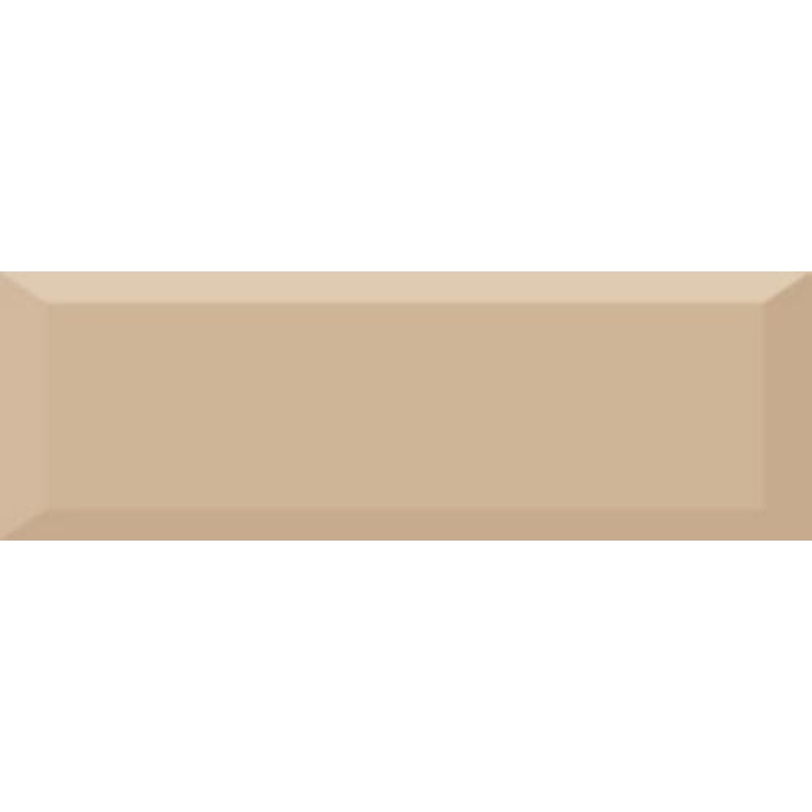 Absolut Keramika Tea Monocolor Biselado Brillo Beige-3 Настенная плитка 10x30 см, Испания, под кирпич  - фото 1