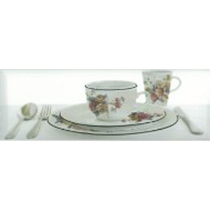 Absolut Keramika Tea Decor White B Декор 10x30 см, Испания, под обои  - фото 1