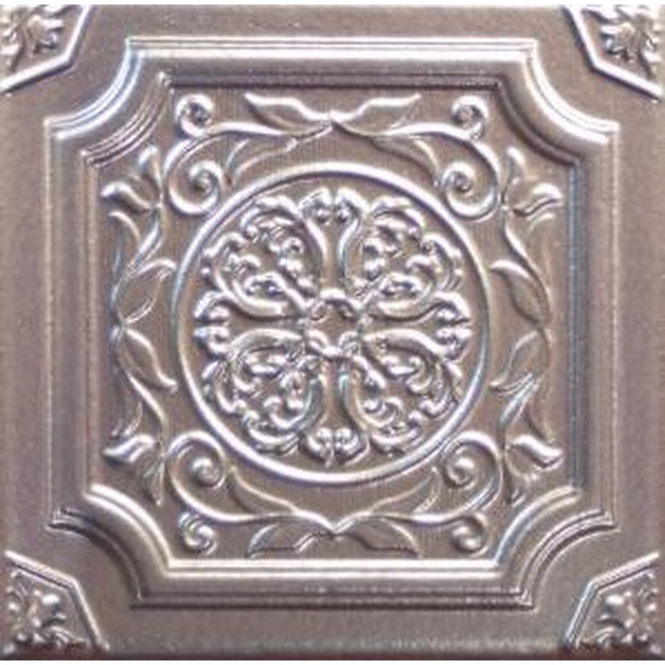 Absolut Keramika Toledo Copper Настенная плитка 15,8x15,8 см, Испания, под металл - фото 1