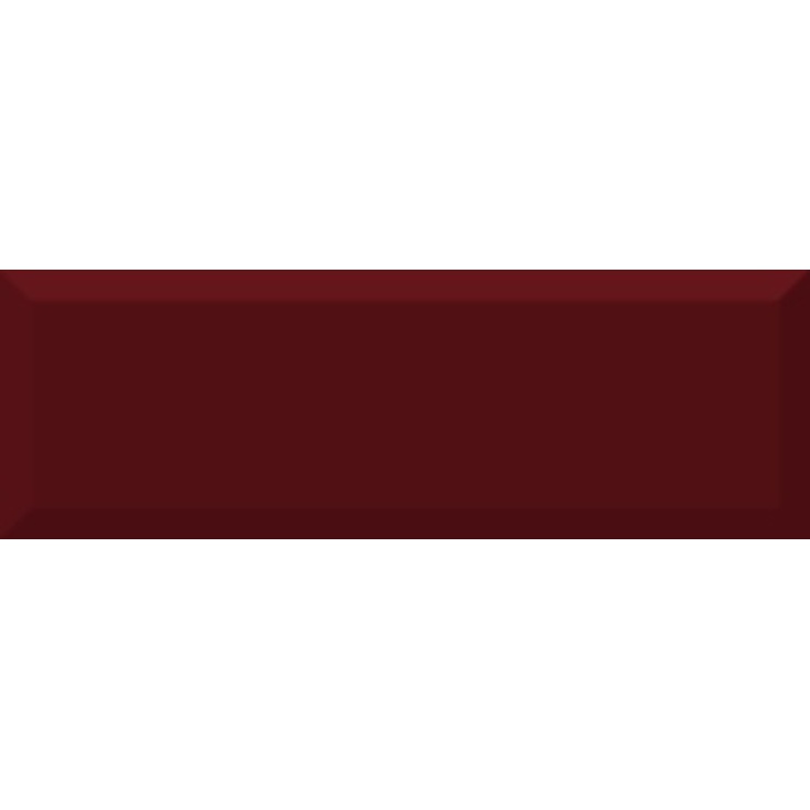 Absolut Keramika Monocolor Burdeos Настенная плитка 10x30 см, Испания, под камень  - фото 1