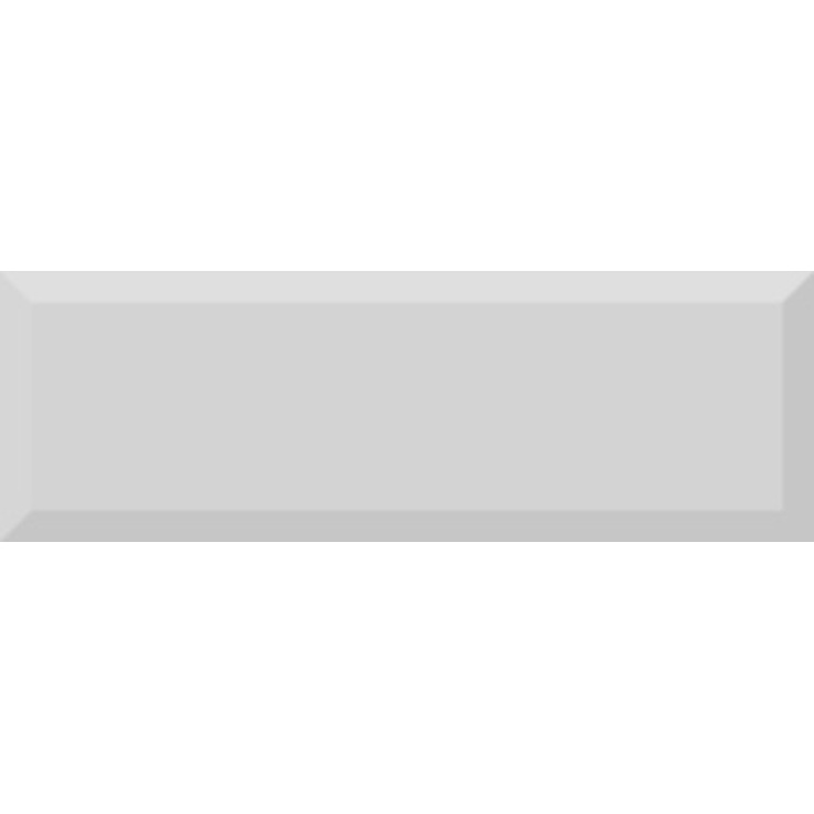 Absolut Keramika Monocolor Gris Biselado Brillo 30 Настенная плитка 10x30 см, Испания, под камень  - фото 1