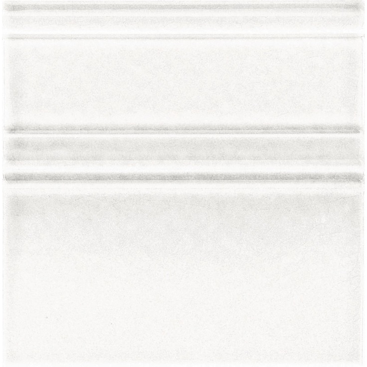 Adex Modernista ADMO5202 Rodapie Clasico C/C Blanco. Плинтус 15x15 см, Испания, под камень  - фото 1