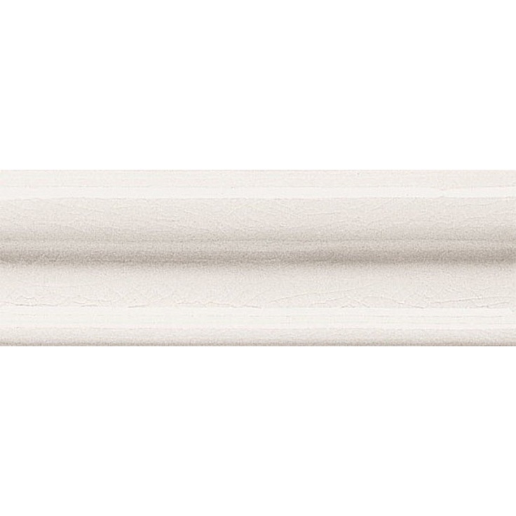Adex Modernista ADMO5026 Moldura Lisa C/C Blanco. Бордюр 5x15 см, Испания, под камень  - фото 1
