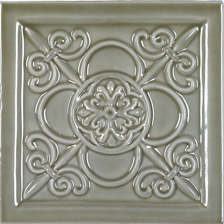 Adex Studio ADST4031 Relieve vizcaya eucalyptus Декор 14,8x14,8 см, Испания, под камень  - фото 1