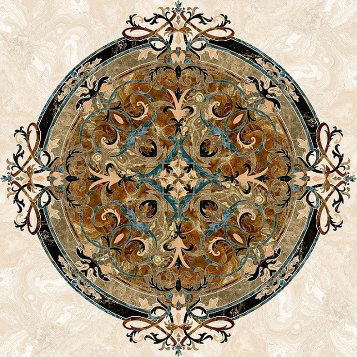 Aparici Agate Rosso Centro Pulido 4 Декор 89,26x89,26 см, Испания, под камень  - фото 1