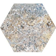 Aparici Carpet 8431940317859 Vestige Natural Hexagon Керамогранит 25x29 см, для ванной, стиль: античность , цвет: разноцветная, Испания, под камень  - фото 1 - фото 1
