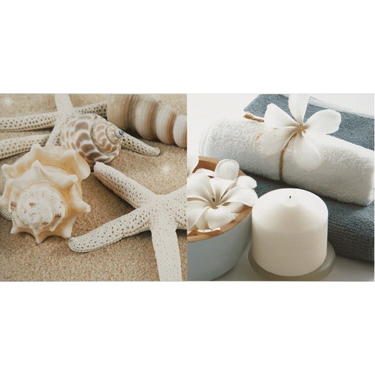 Ape ceramica Blancos Decor Caracola Brillo Декор 31,6x63,2 см, Испания, под обои  - фото 1