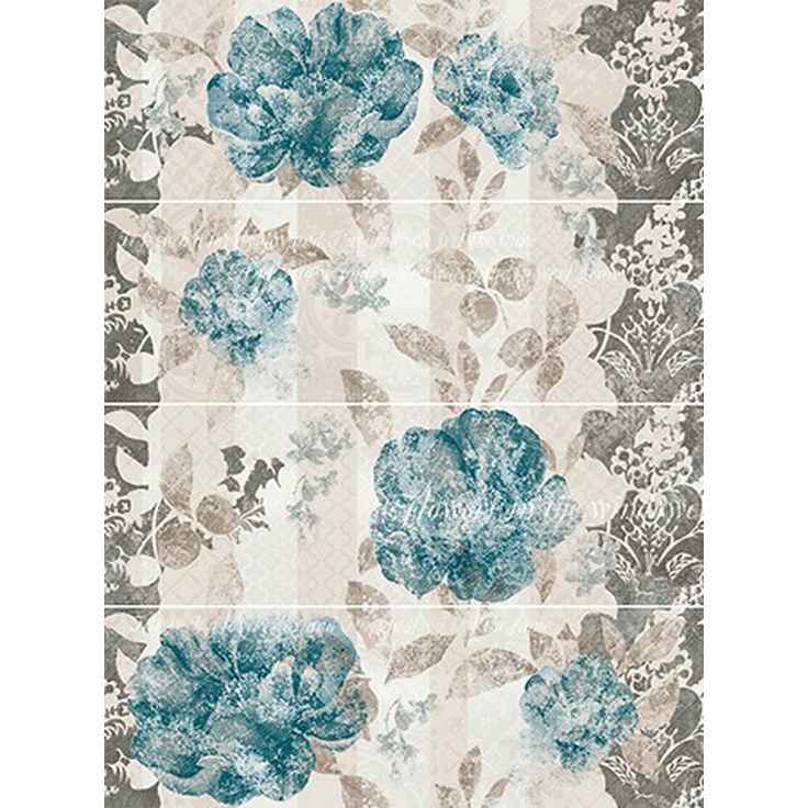 Arcana Ceramica Aquarelle 8Y2N Tempera-4 Turquesa Панно 75x100 см, Испания, под обои  - фото 1