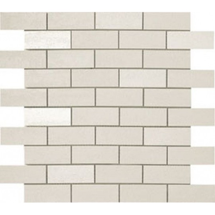 Atlas Concorde Italy Arty 9ASI Milk Minibrick Мозаика 30,5x30,5 см, Италия, под кирпич  - фото 1