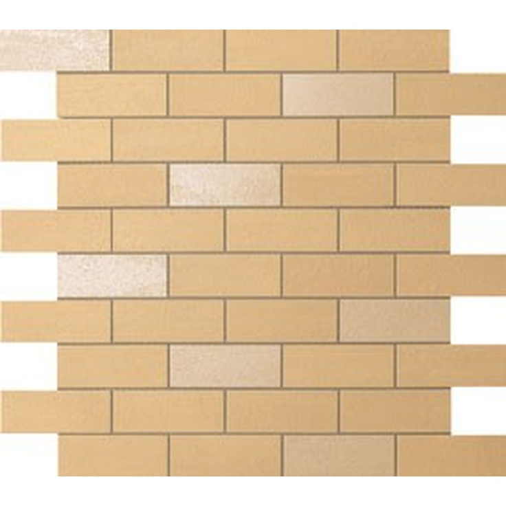 Atlas Concorde Italy Arty 9ASC Curry Minibrick Мозаика 30,5x30,5 см, Италия, под камень  - фото 1