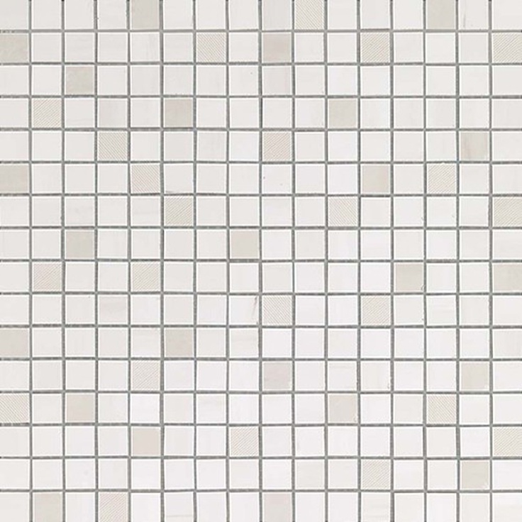 Atlas Concorde Italy Marvel Stone 9MQB Bianco Dolomite Mosaic Q Мозаика 30,5x30,5 см, Италия, под мозаику - фото 1