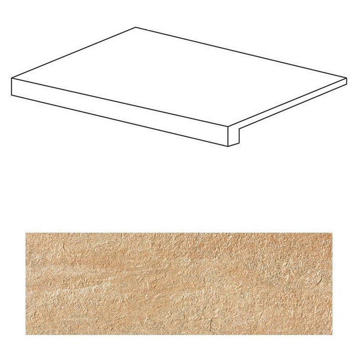 Atlas Concorde Italy Trust ACYV Gold Scalino Ступень 33x60 см, Италия, под камень  - фото 1