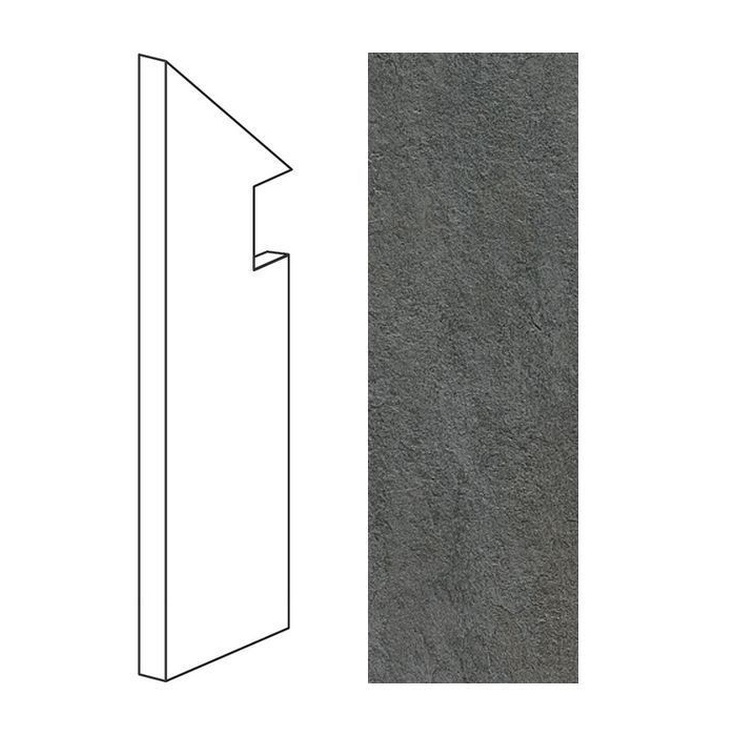 Atlas Concorde Italy Trust AEAV Titanium Battiscopa Плинтус 7,5x30 см, Италия, под камень - фото 1 Atlas Concorde Italy Trust AEAV Titanium Battiscopa Плинтус 7,5x30 см, Италия, под камень - фото 1