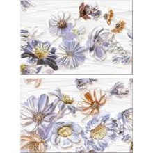 Azori Dream Blue Floret Панно 20x60 см, Россия, под обои  - фото 1 - фото 1