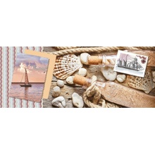 Azori Variete Blue Voyage 2 Декор 20,1x50,5 см, Россия, под обои  - фото 1 - фото 1