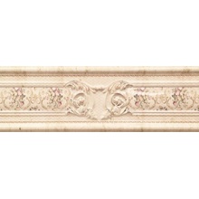 Azteca Kassia Cenefa Kala Crema Бордюр 10x30 см, Испания - фото 1 - фото 1