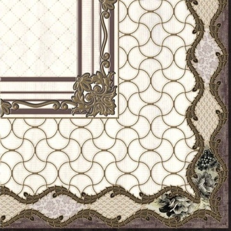 Baldocer Vasari Esquina Декор 44,7x44,7 см, Испания, под обои  - фото 1