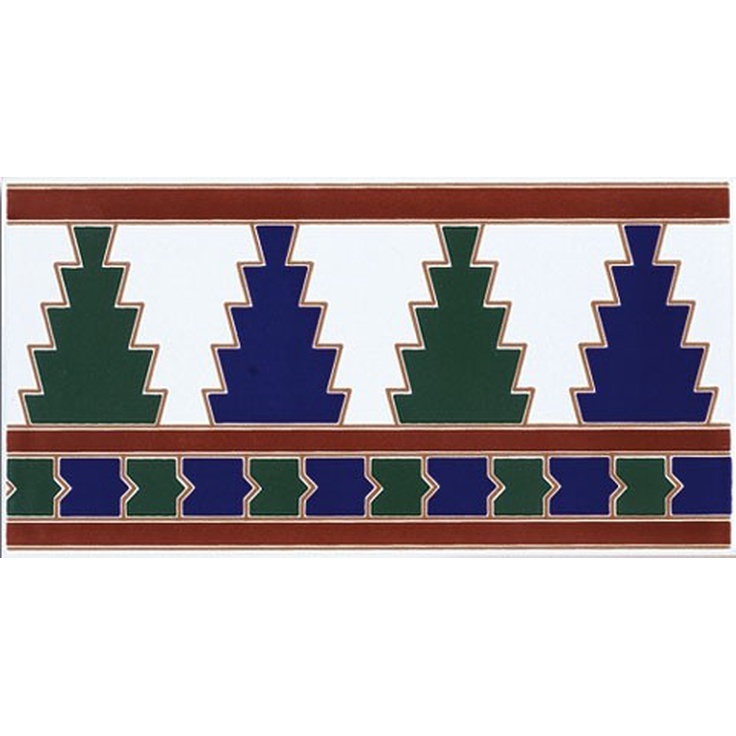 Cas Ceramica Areej Cenefa Areej Настенная плитка 14x28 см, Испания - фото 1