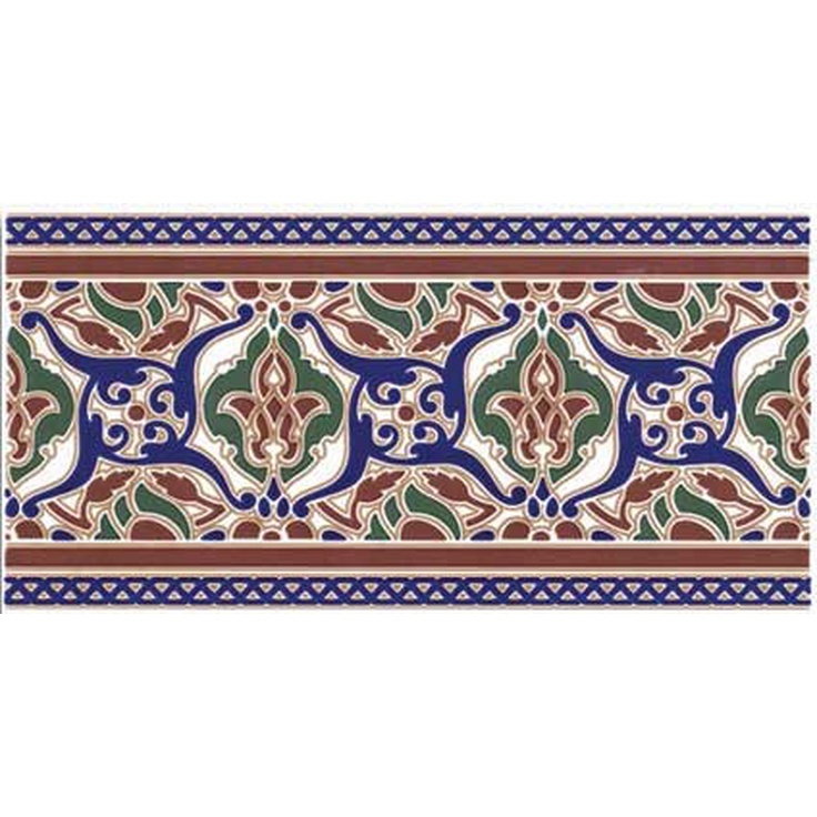 Cas Ceramica Layal Cenefa Настенная плитка 14x28 см, Испания, под обои  - фото 1