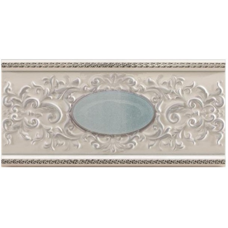 Ceracasa Absolute Cenefa Ice/Jungle 1 Декор 12x25 см, Испания - фото 1