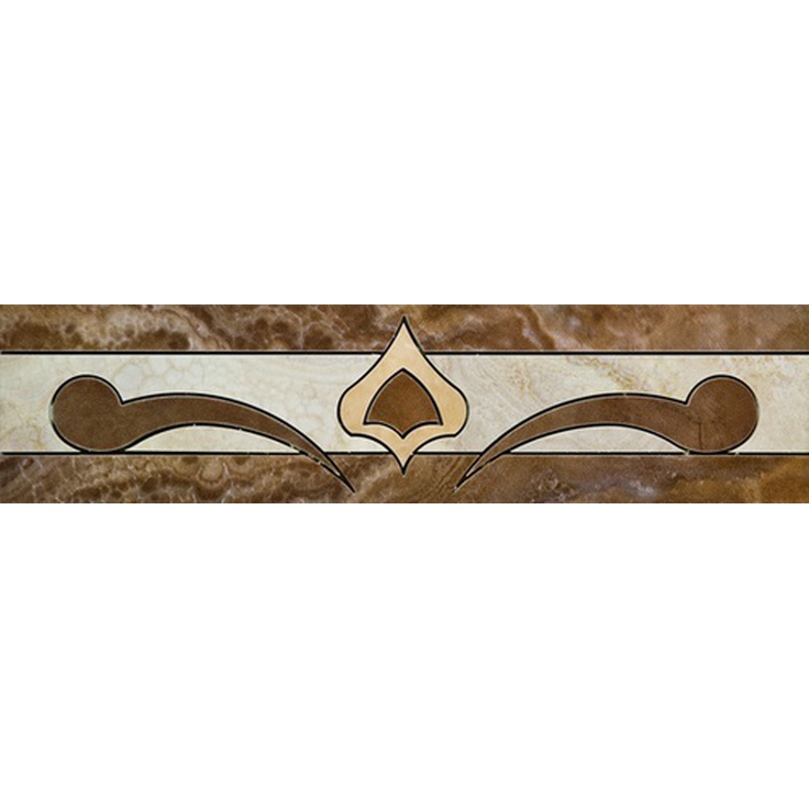 Ceracasa Ducale Cenefa Nacar 1 Настенная плитка 9,5x38,8 см, Испания - фото 1