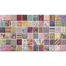 Ceradim Bloom Dec Mozaic Random Декор 25x45 см, Индия - фото 1 - фото 1