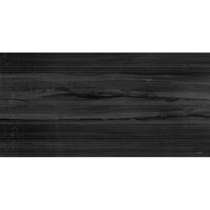 Ceramica Classic April 10-01-04-270 Страйпс Чёрный Настенная плитка 25x50 см, Россия, под дерево - фото 1