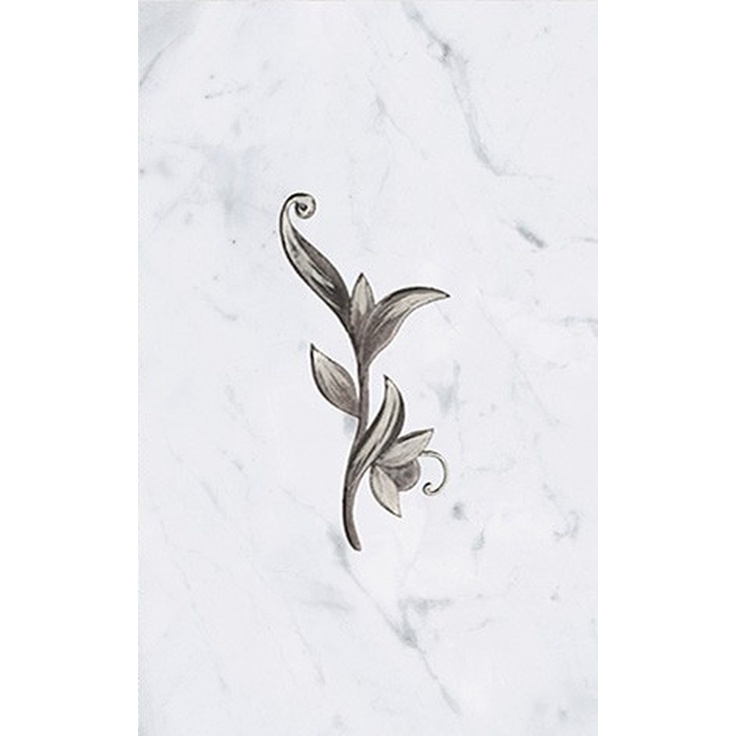 Ceramica Classic Argos Nero Декор 25x40 см, Россия, под мрамор - фото 1