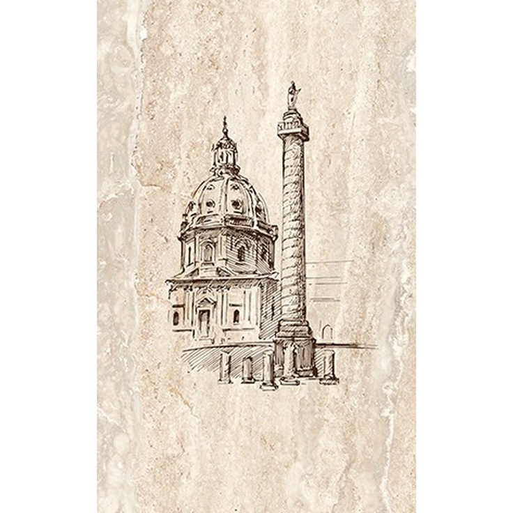 Ceramica Classic Efes Coliseum Efes coliseum-2 Columna Декор 25x40 см, Россия, под камень  - фото 1