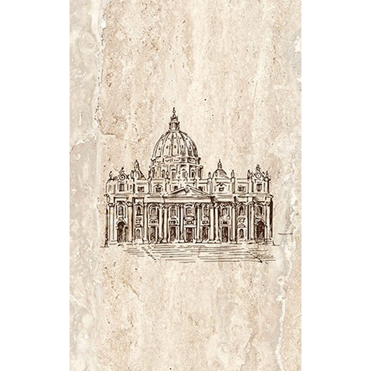 Ceramica Classic Efes Coliseum Coliseum-3 Сastle Декор 25x40 см, Россия, под камень  - фото 1