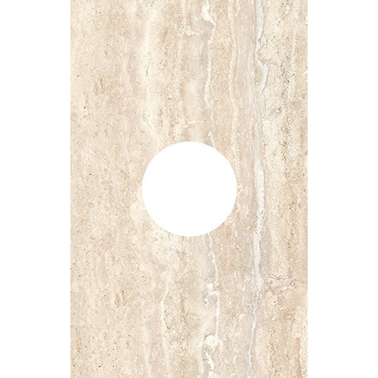 Ceramica Classic Efes Leone Круг d10 Декор 25x40 см, Россия, под камень  - фото 1