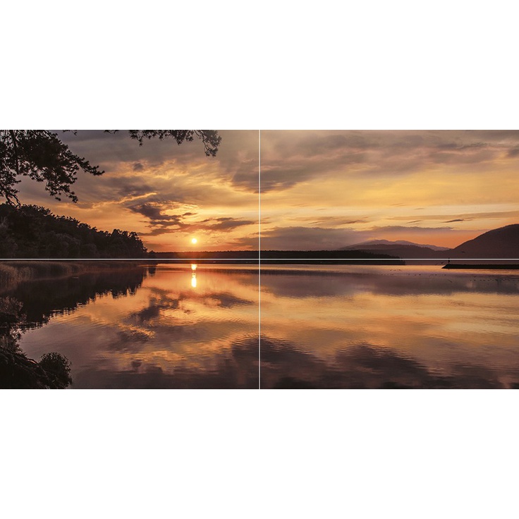 Ceramica Classic Home P4D279 (из 4 плиток) Панно 40x80 см, Россия - фото 1