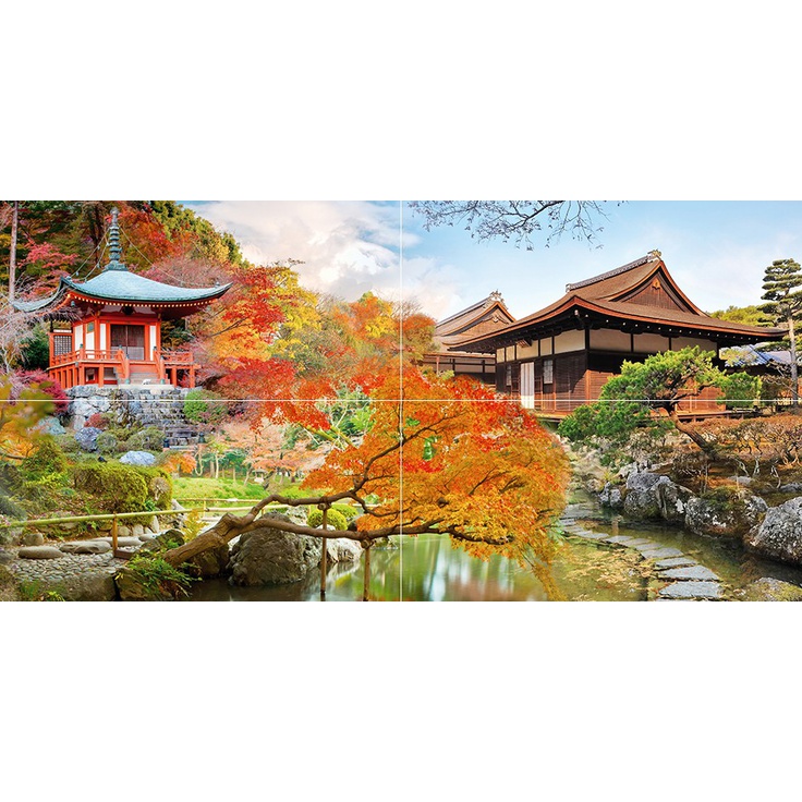 Ceramica Classic Japan P4D301 (из 4 плиток) Панно 40x80 см, Россия - фото 1