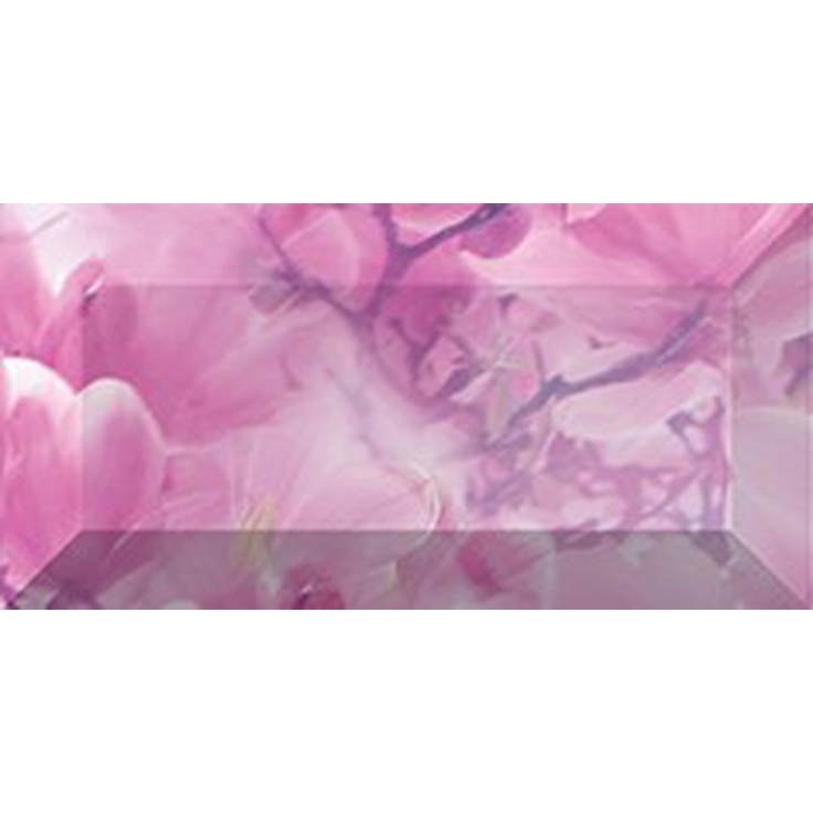 Ceramica Classic Magnolia br1020D297-1 Рельефный Бордюр 10x20 см, Россия - фото 1