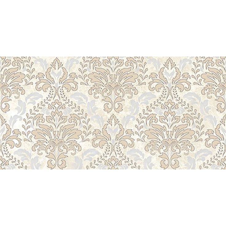 Laparet Persey 08-03-11-456-3 Damask Бежевый Декор 20x40 см, Индия, под обои  - фото 1