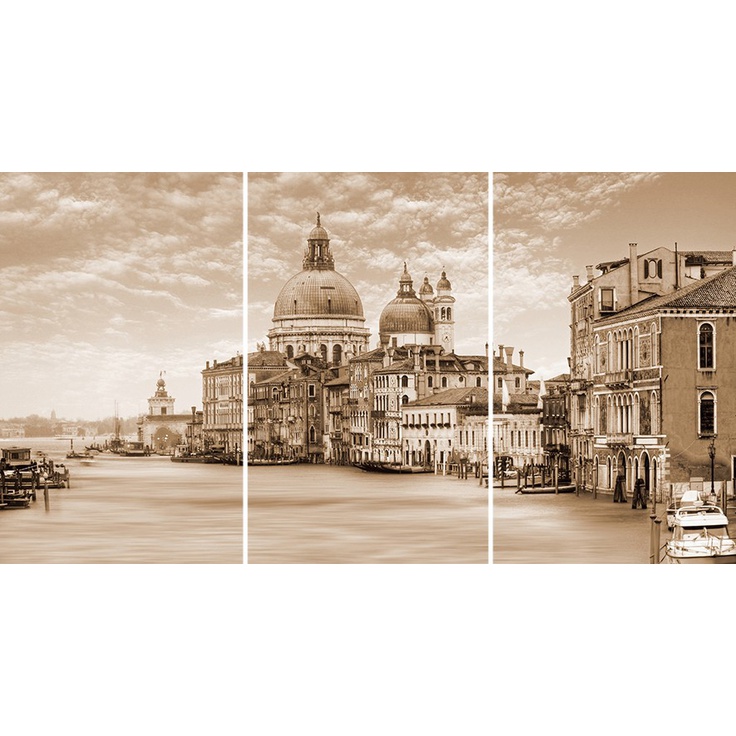 Ceramica Classic Venice Стекло из 3-х плиток Панно 40x75 см, Россия - фото 1