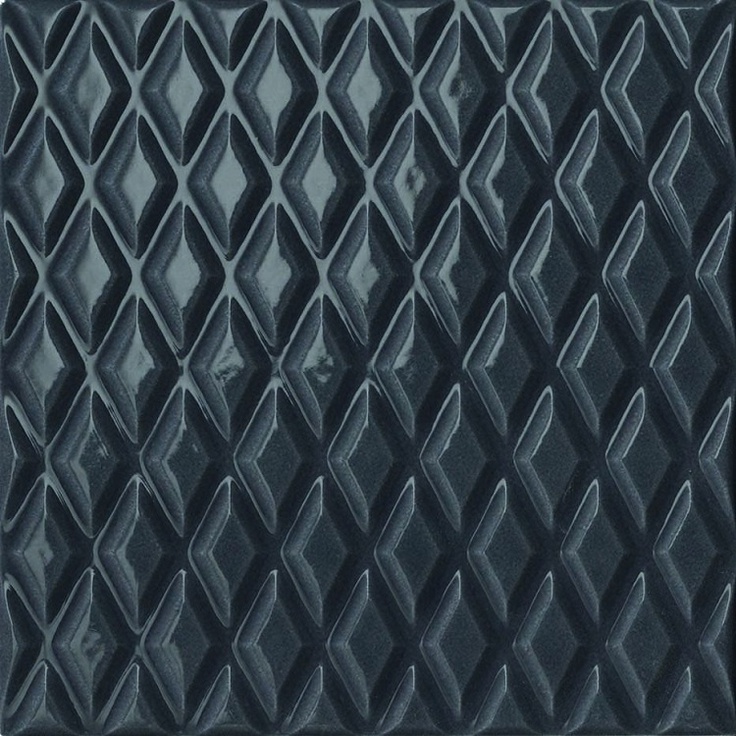 Cerasarda Parentesi Quadra Parentesi A Grafite Настенная плитка 20x20 см, Италия, под обои  - фото 1