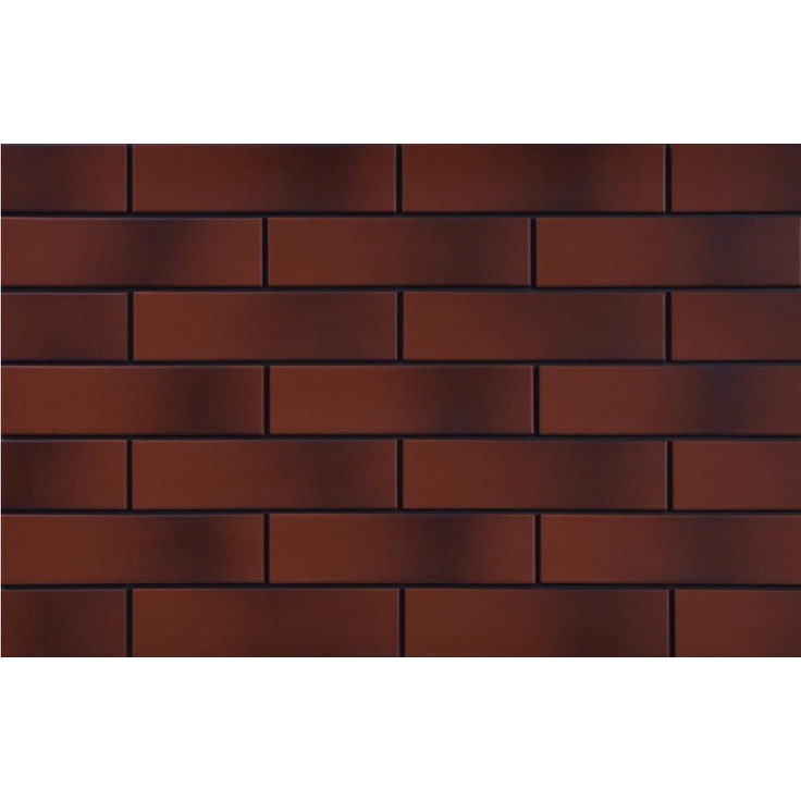 Cerrad Burgund 5903263449560 Facade Shaded Настенная плитка 6,5x24,5 см, Польша, под кирпич  - фото 1