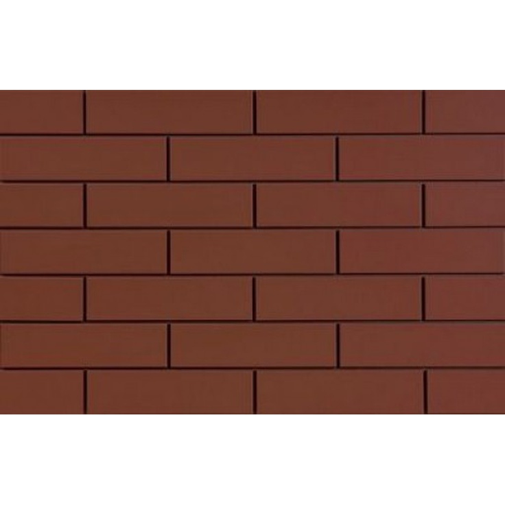 Cerrad Elewacja gladka burgund Настенная плитка 6,5x24,5 см, Польша, под кирпич  - фото 1