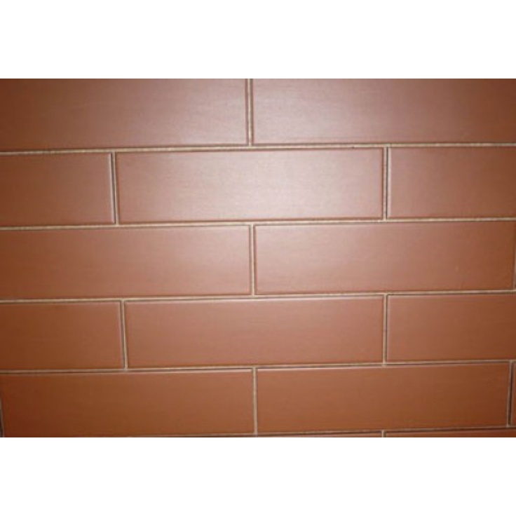 Cerrad Elewacja gladka rott Настенная плитка 6,5x24,5 см, Польша, под кирпич  - фото 1