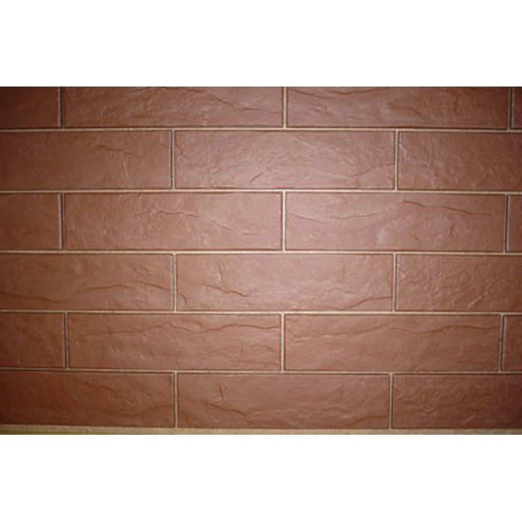 Cerrad Elewacja rustiko burgund Настенная плитка 6,5x24,5 см, Польша, под кирпич  - фото 1